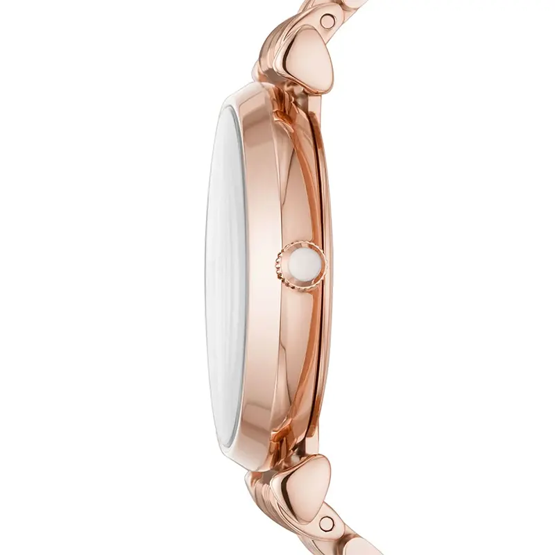 Emporio Armani Gianni T-Bar White Dial Ladies Watch | AR11244