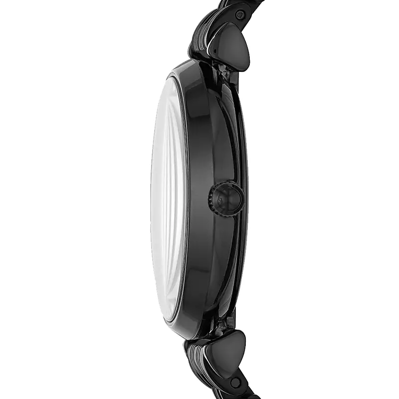 Emporio Armani Gianni T-Bar Black Crystal Dial Ladies Watch | AR11245