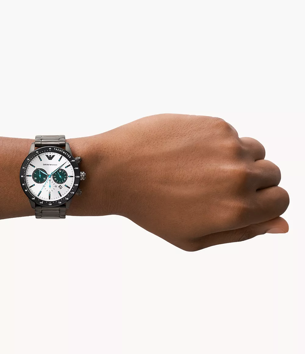 Emporio Armani Mario Chronograph Panda Men's Watch | AR11471