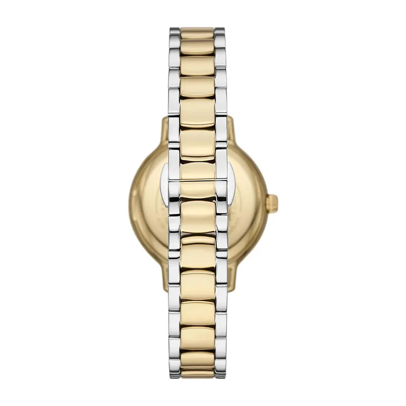 Emporio Armani Cleo Blue Dial Two-Tone Ladies Watch | AR11576