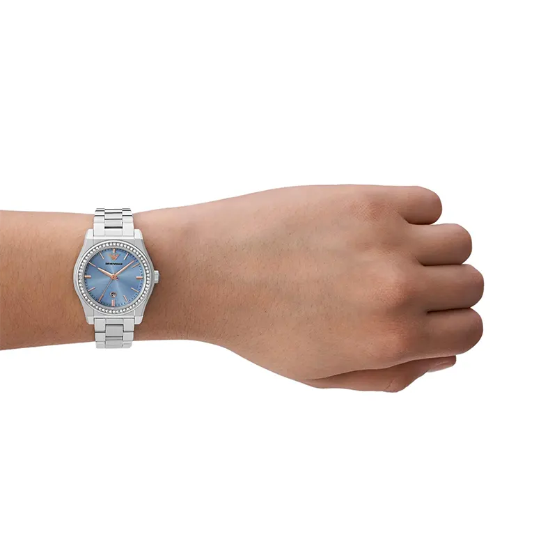 Emporio Armani Federica Blue Dial Ladies Watch | AR11593