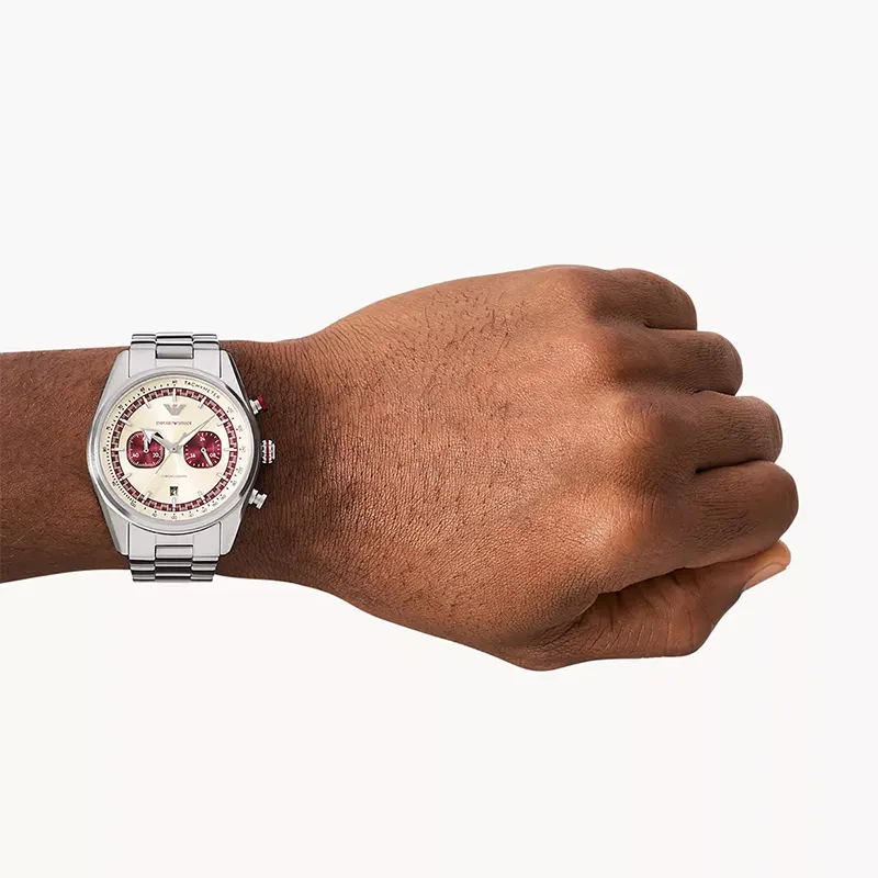 Emporio Armani Racer Chronograph Two-tone Dial Men's Watch | AR11645