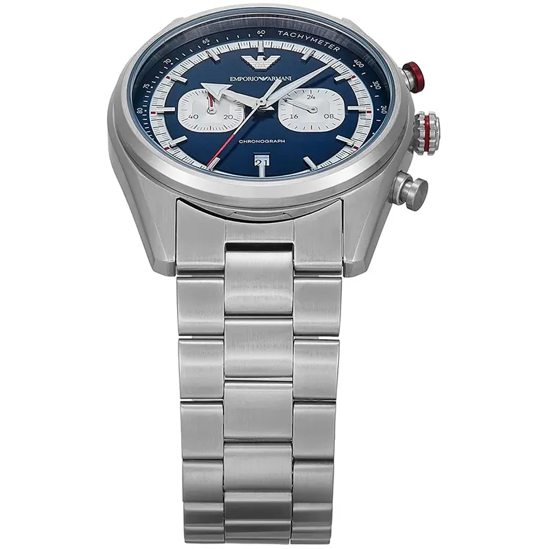 Emporio Armani Racer Chronograph Blue Dial Men's Watch | AR11676