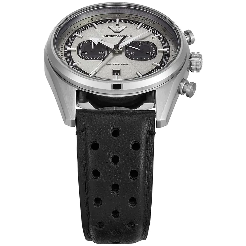 Emporio Armani Racer Chronograph Grey Dial Men's Watch | AR11677