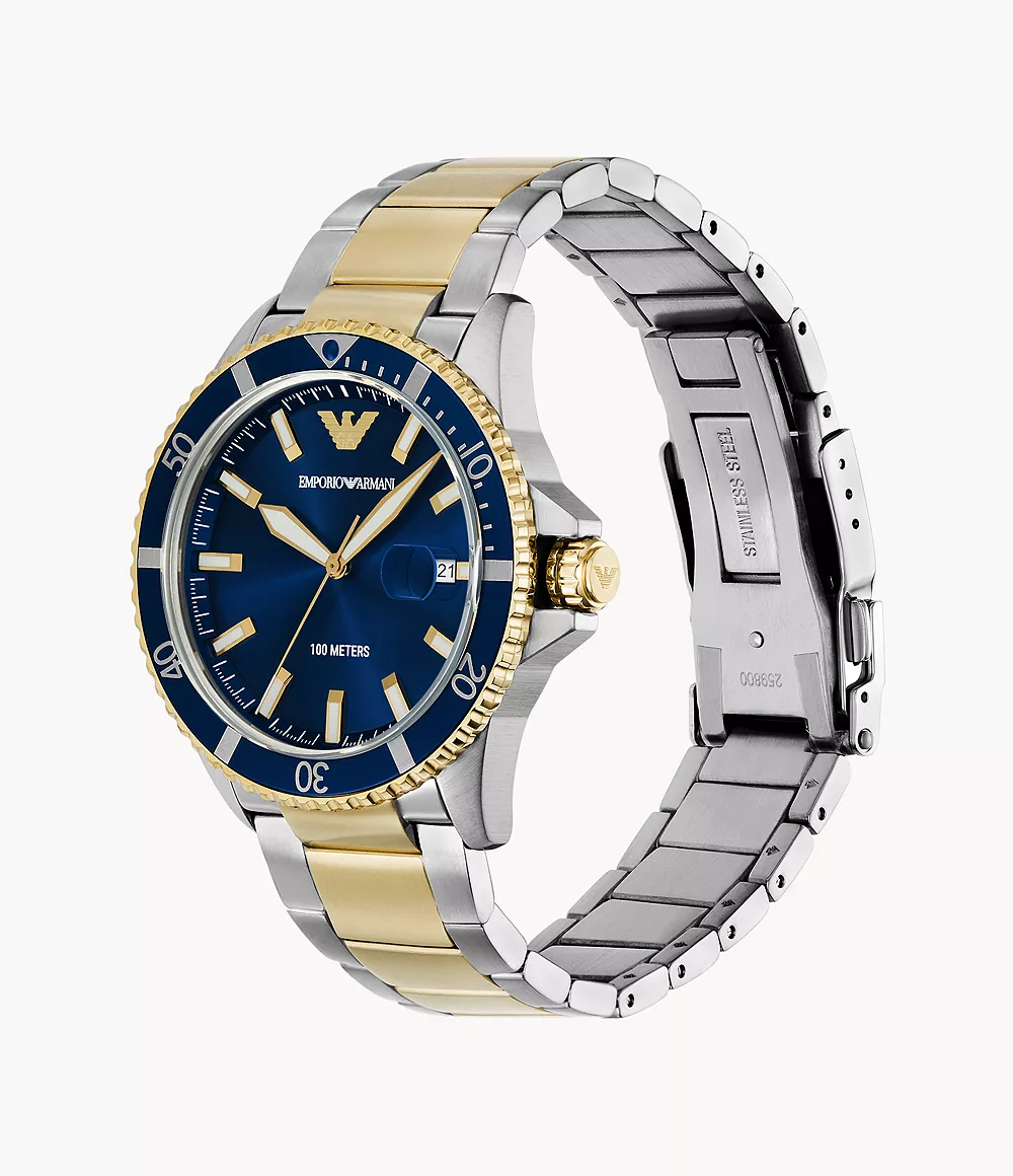 Emporio Armani World Explorer Blue Dial Men's Watch | AR11682
