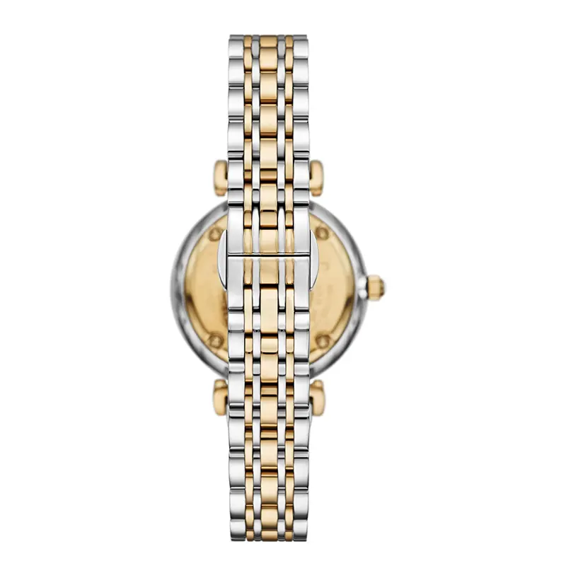 Emporio Armani Gianni T-Bar Champagne Dial Ladies Watch | AR11702