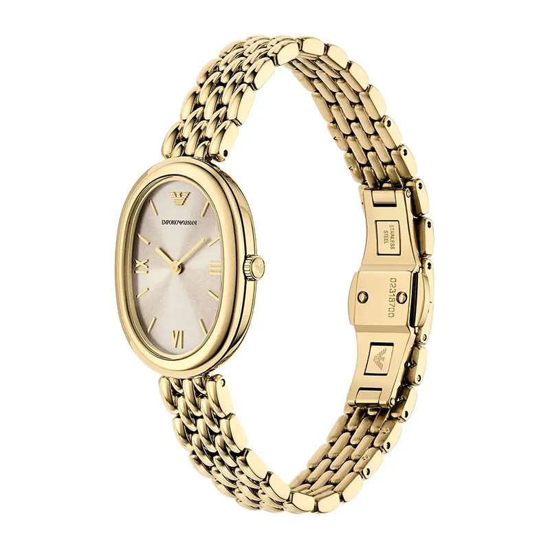 Emporio Armani Sinfonia Champagne Dial Ladies Watch | AR11707