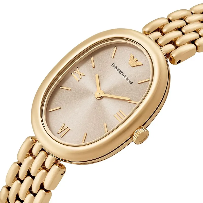 Emporio Armani Sinfonia Champagne Dial Ladies Watch | AR11707