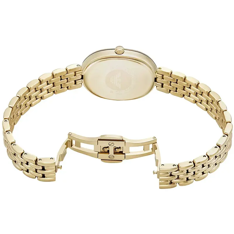 Emporio Armani Sinfonia Champagne Dial Ladies Watch | AR11707