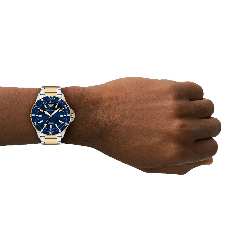 Emporio Armani World Explorer Blue Dial Men's Watch | AR11738