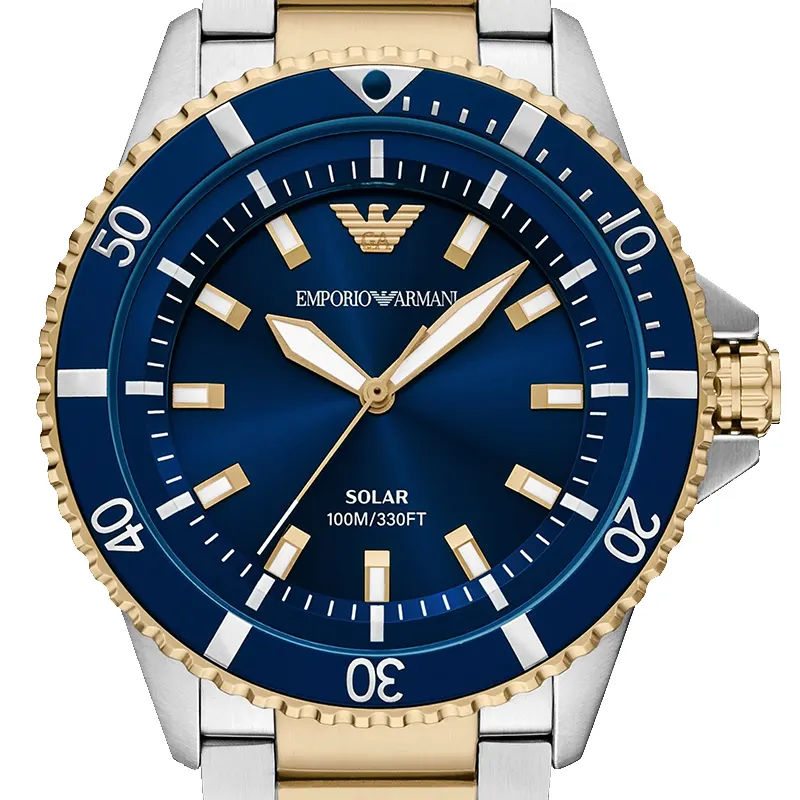 Emporio Armani World Explorer Blue Dial Men's Watch | AR11738