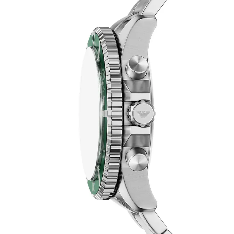 Emporio Armani World Explorer Chronograph Green Dial Men's Watch | AR11741