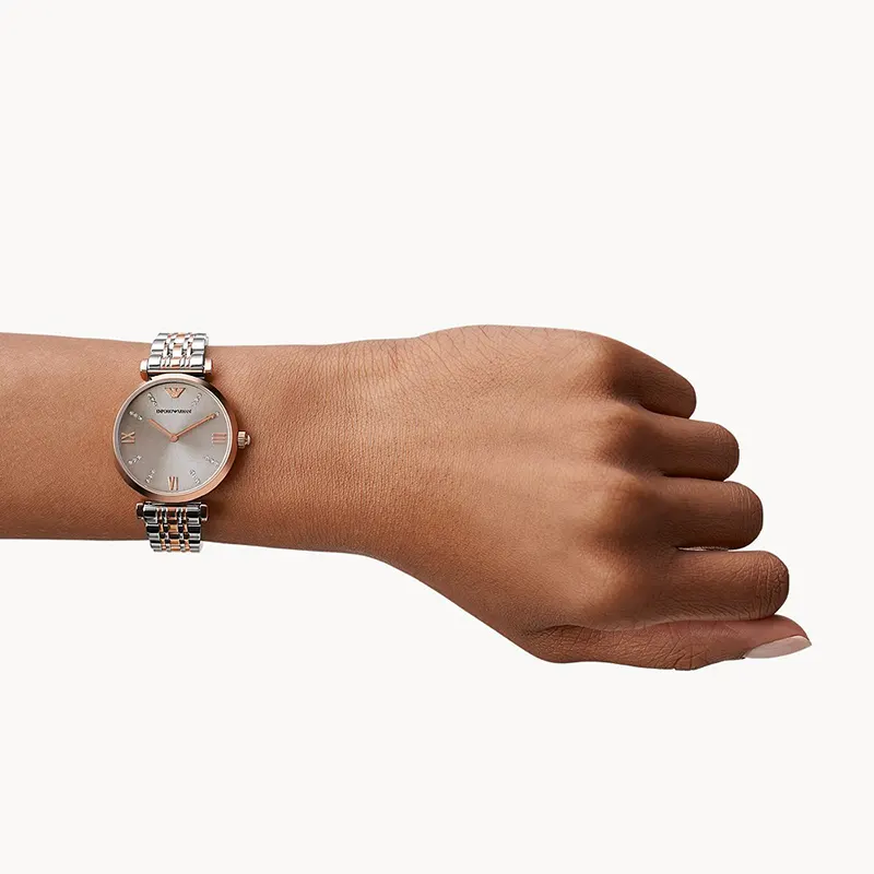 Emporio Armani Classic Grey Dial Ladies Watch | AR1840