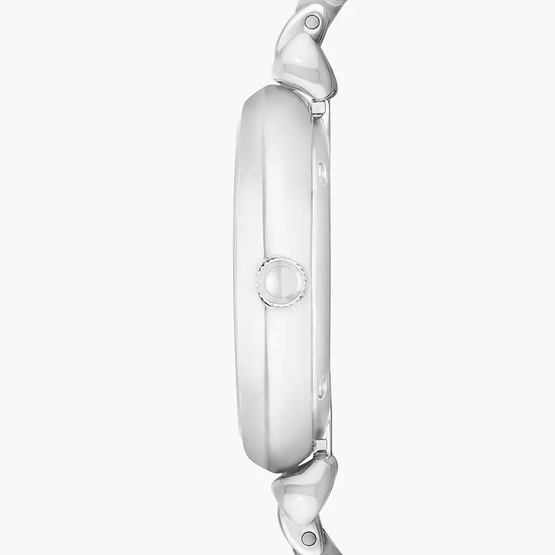 Emporio Armani White Crystal Pave Dial Ladies Watch | AR1925