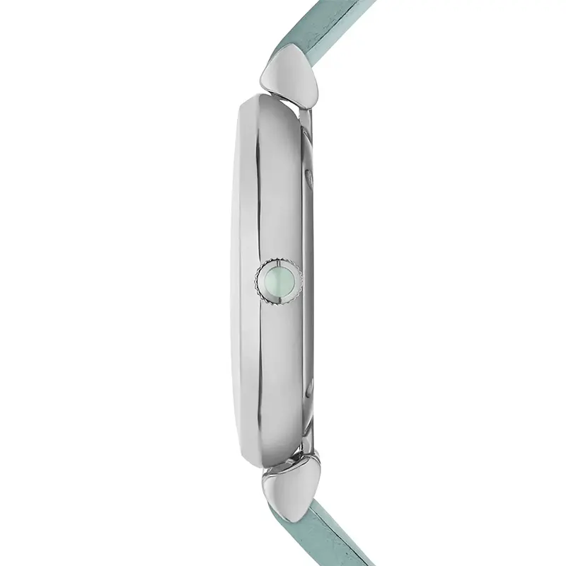 Emporio Armani Gianni T-Bar Green Mother Of Pearl Dial Ladies Watch | AR1959