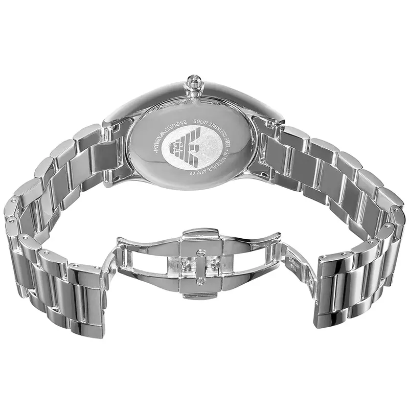 Emporio Armani Valente Slim Large Silver Dial Men's Watch | AR2055