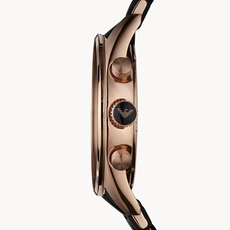 Emporio Armani Sportivo Chronograph Black Dial Men's Watch | AR5905