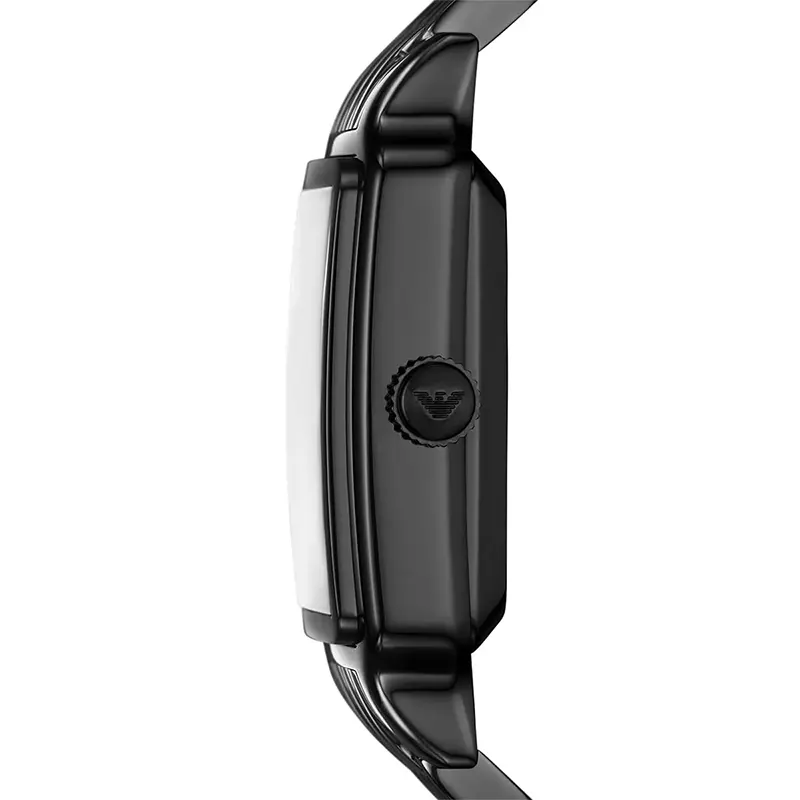 Emporio Armani Meccanico Open Heart Black Dial Men's Watch | AR60058