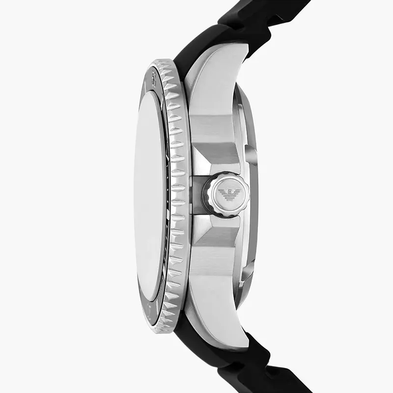 Emporio Armani Sea Explorer Automatic Black Dial Men's Watch | AR60078