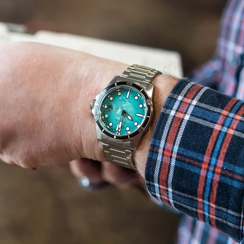 Citizen Eco-Drive Marine Turquoise Blue Dial Men's Watch | AW1816-89L