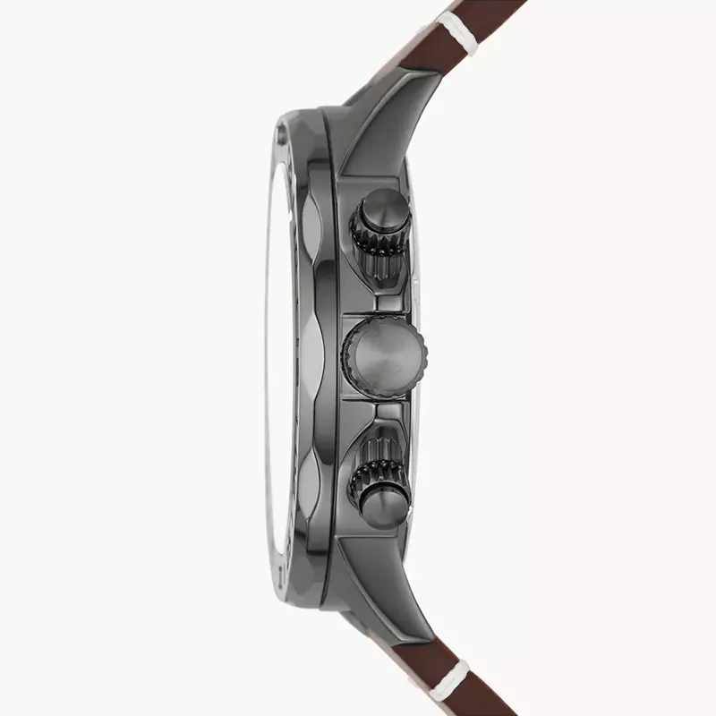 Fossil Bannon Multifunction Black Dial Leather Men’s Watch | BQ2709