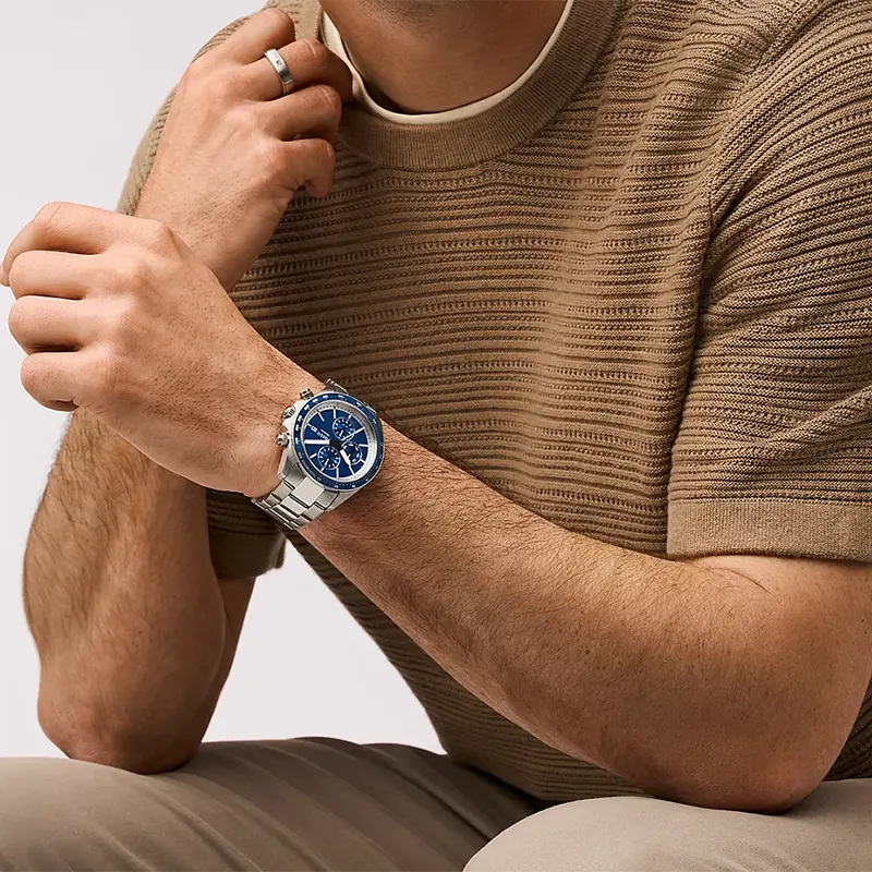 Fossil Autocross Multifunction Blue Dial Men’s Watch | BQ2869