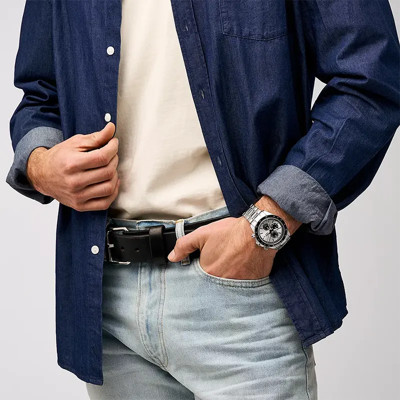 Fossil Autocross Multifunction Silver Dial Men’s Watch | BQ2873