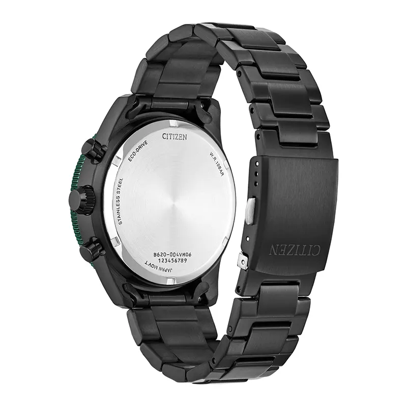 Citizen Eco-Drive Weekender Chronograph Black Dial Men's Watch | CA4555-81E