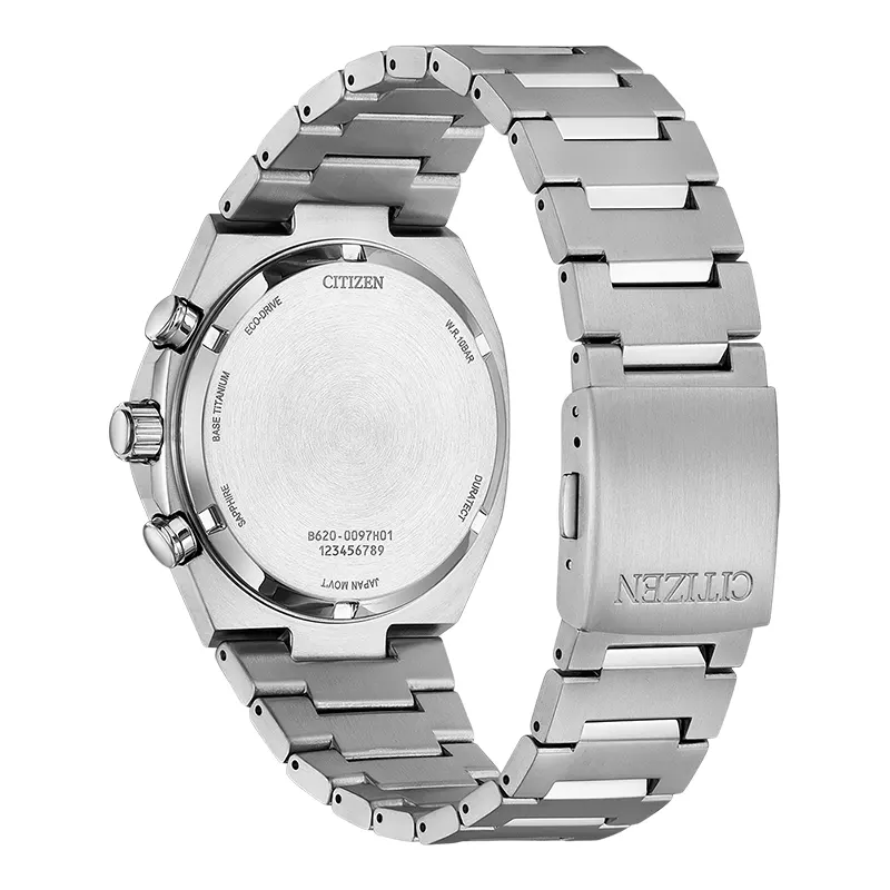 Citizen Zenshin Chrono White Dial Super Titanium Men’s Watch | CA4610-85A