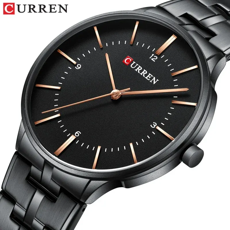 Curren 8321 Fashion Black Dial Original Men's Watch