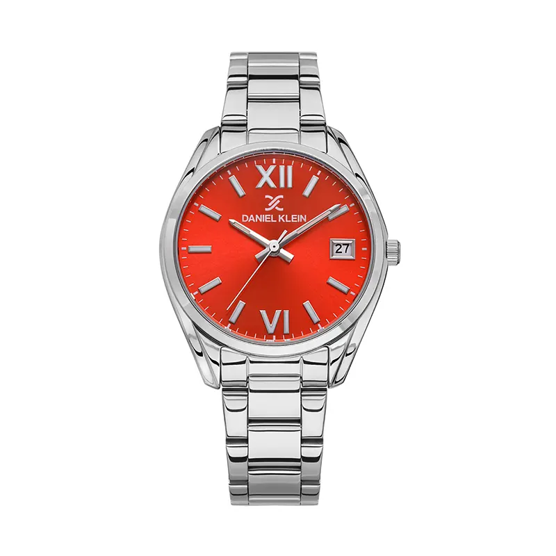 Daniel Klein Premium DK.1.13482-5 Red Dial Ladies Watch