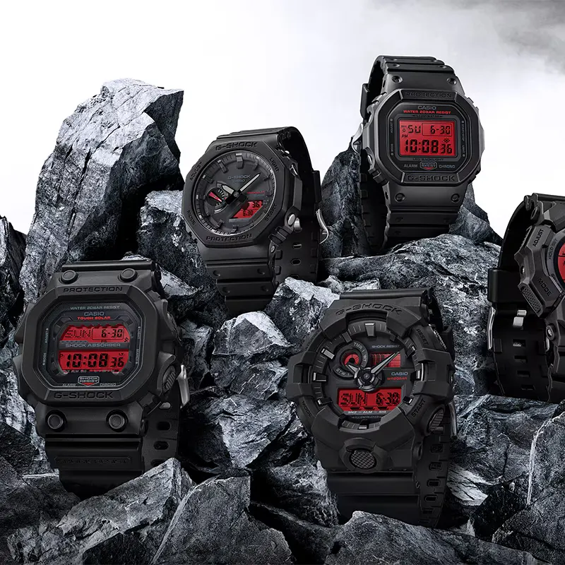 Casio G-Shock Vibrant Red Digital Dial Men’s Watch | DW-5600BBR-1