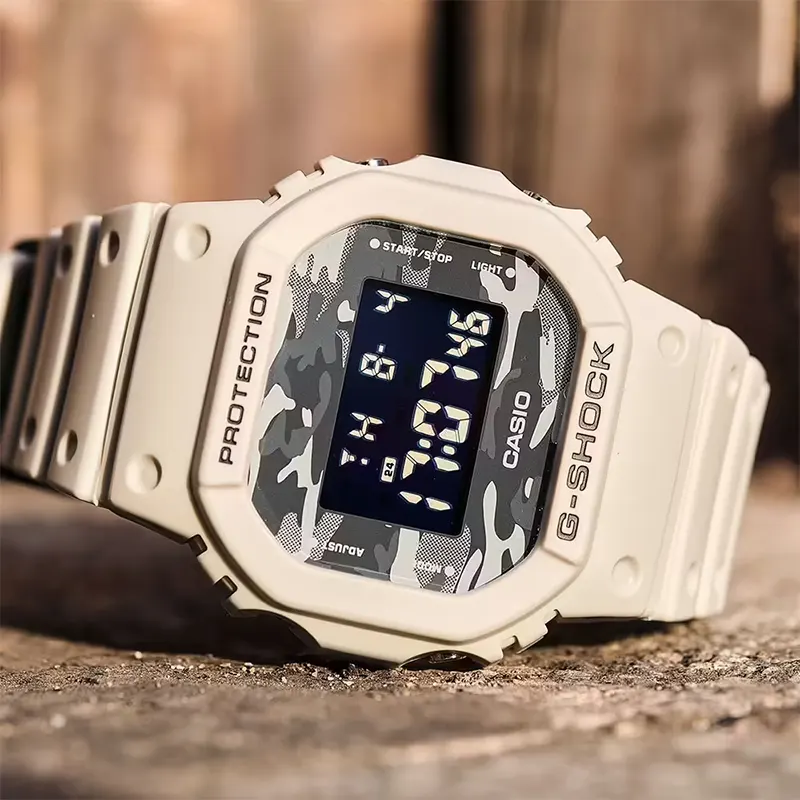 Casio G-Shock Digital Camouflage Motif Dial Men’s Watch | DW-5600CA-8
