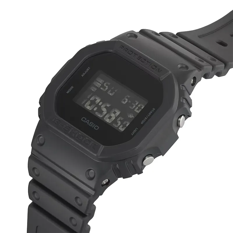 Casio G-Shock DW-5600UBB-1 'Solid Colors' Digital Black Dial Men’s Watch