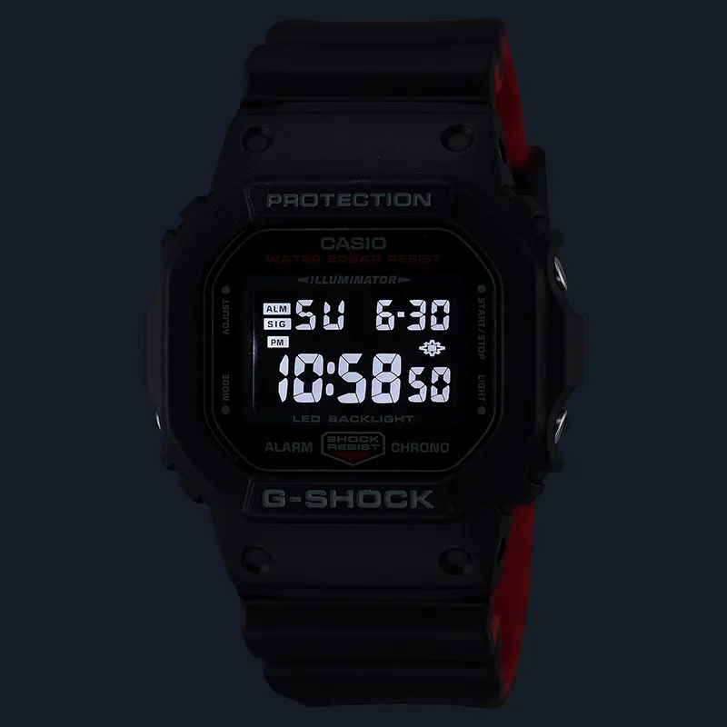 Casio G-Shock Digital Black Dial Men’s Watch | DW-5600UHR-1A