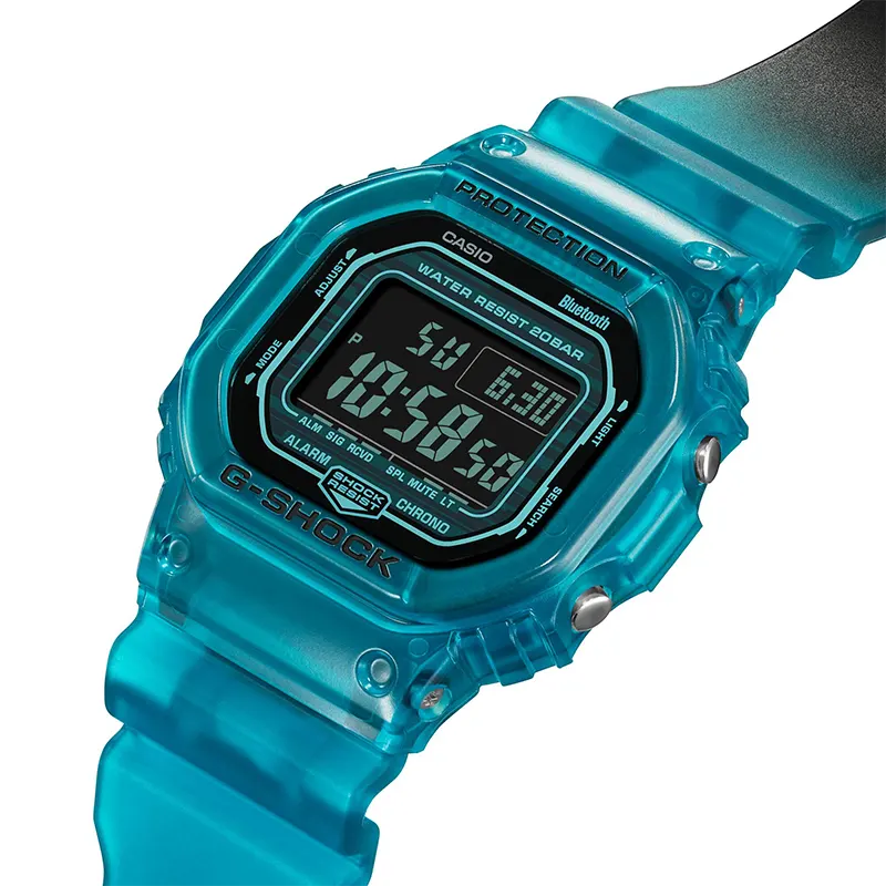 Casio G-Shock Bluetooth® Turquoise Digital Men's Watch | DW-B5600G-2