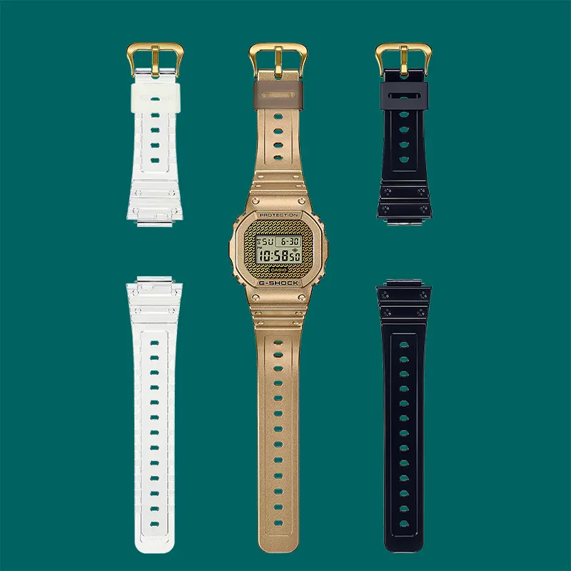 Casio G-Shock Hip Hop Gold Chain Inspired Digital Men's Watch | DWE-5600HG-1