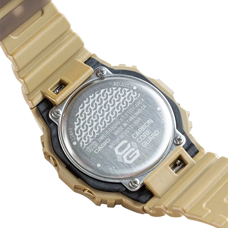 Casio G-Shock Hip Hop Gold Chain Inspired Digital Men's Watch | DWE-5600HG-1