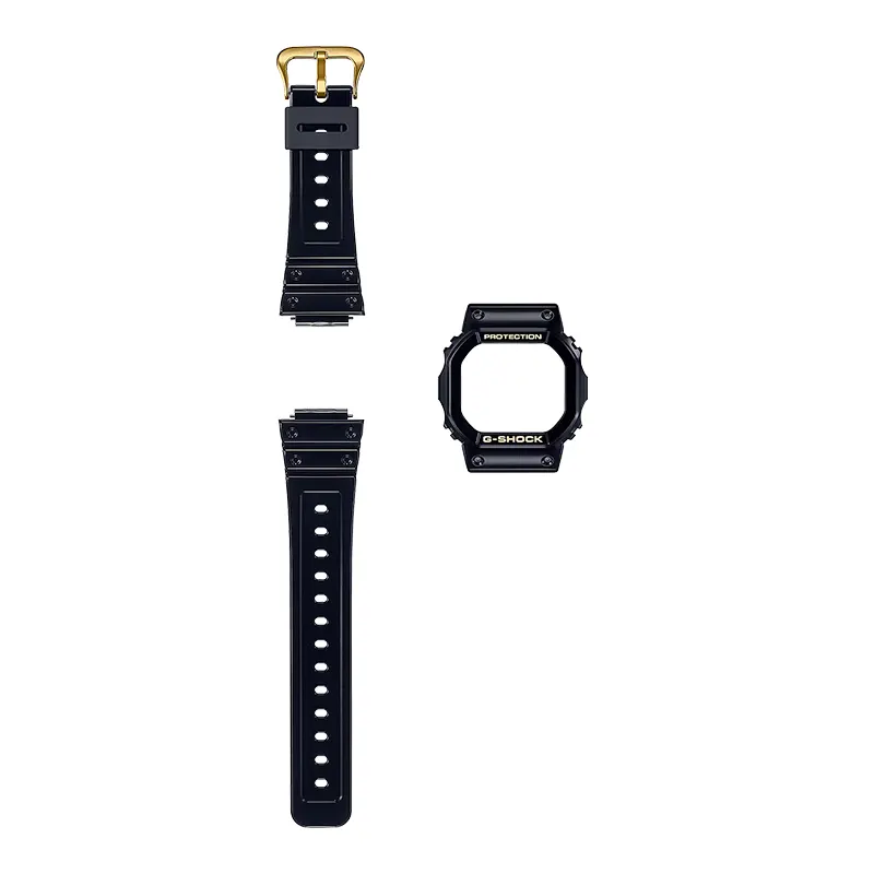 Casio G-Shock Hip Hop Gold Chain Inspired Digital Men's Watch | DWE-5600HG-1