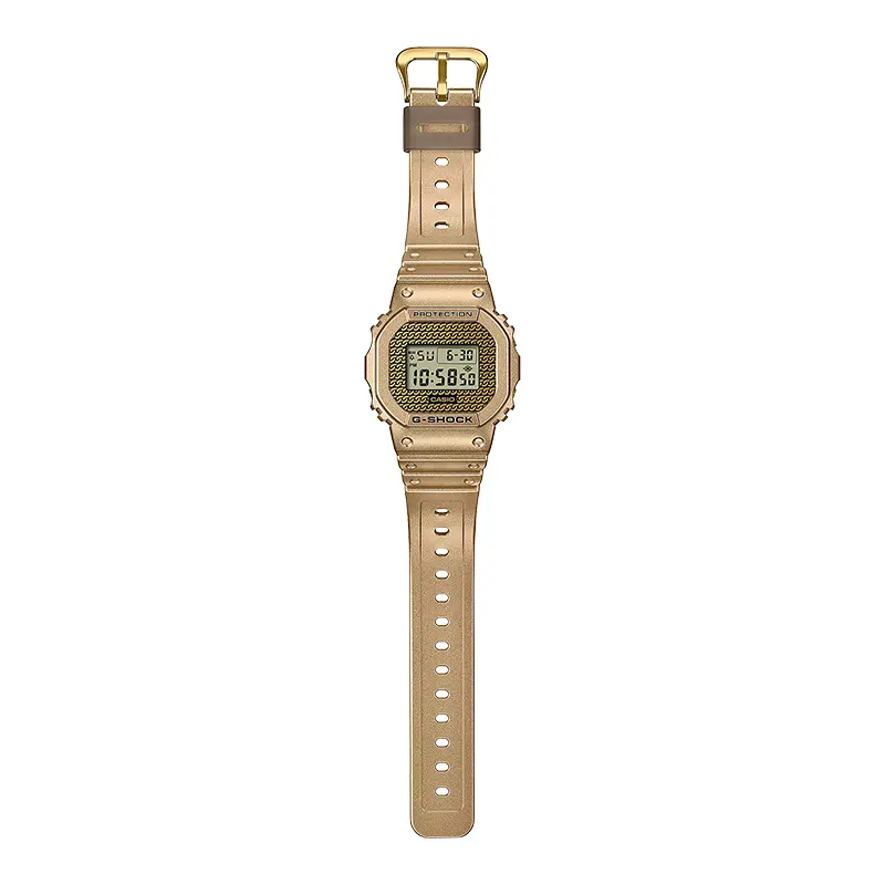 Casio G-Shock Hip Hop Gold Chain Inspired Digital Men's Watch | DWE-5600HG-1