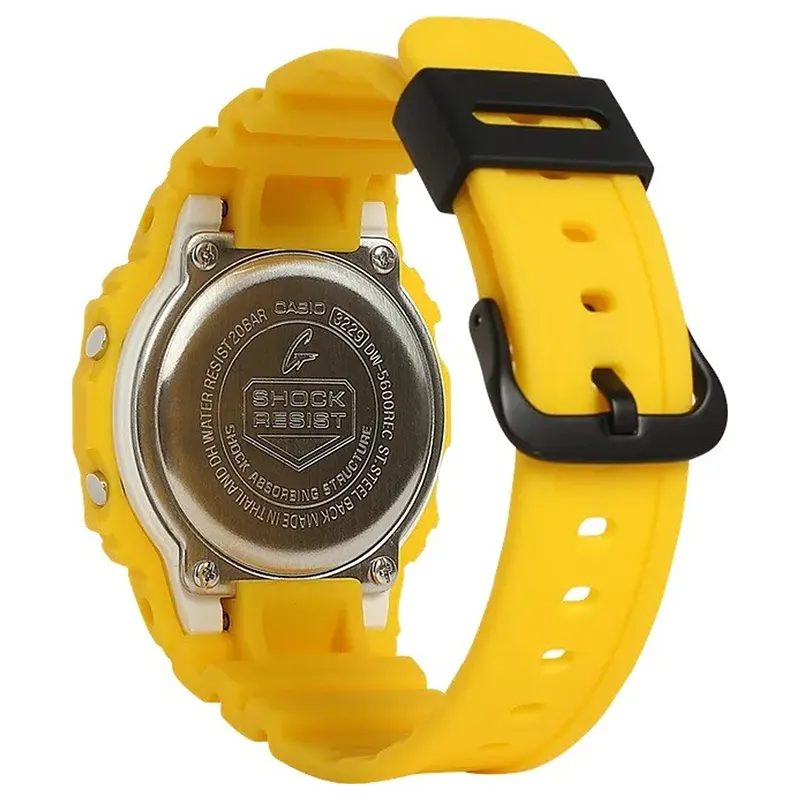 Casio G-Shock Iconic Square Digital Dial Yellow Men's Watch | DWE-5600R-9