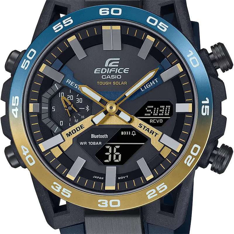 Casio Edifice Nighttime Drive Series Bluetooth Solar Men’s Watch | ECB-2000NP-1A