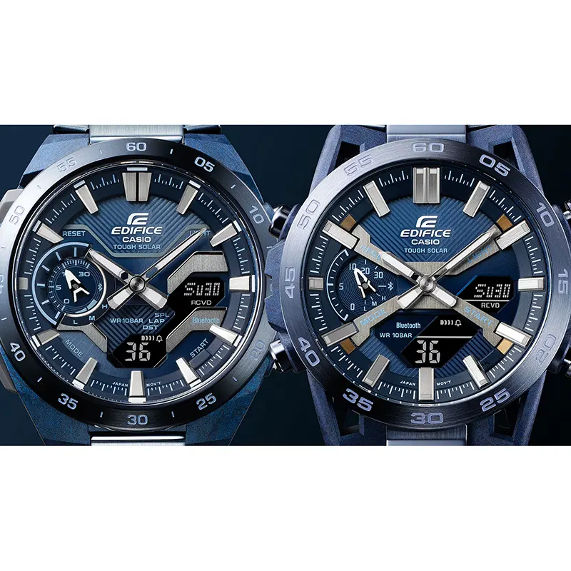 Casio Edifice Windflow Cool Blue Edition Solar Men's Watch | ECB-2200CB-2A