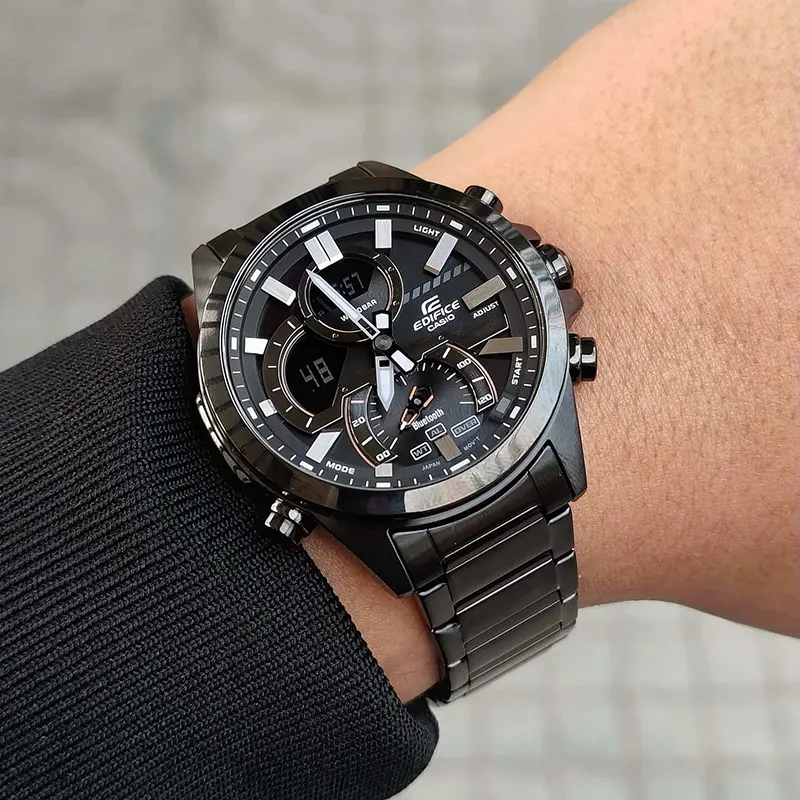 Casio Edifice Smartphone Link Model Black Dial Men’s Watch | ECB-30DC-1A