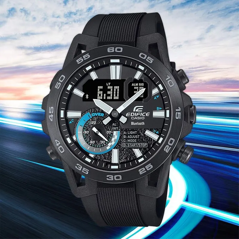 Casio Edifice Sospensione Bluetooth Resin Strap Men’s Watch | ECB-40PB-1A