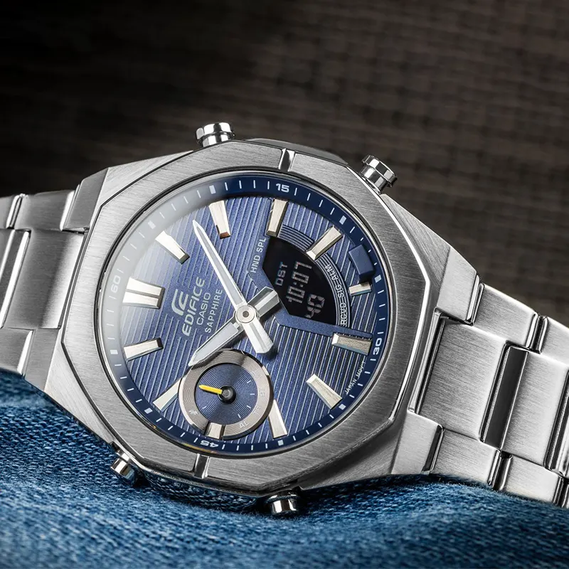 Casio Edifice Smartphone Link Bluetooth Blue Dial Men’s Watch | ECB-S10D-2A