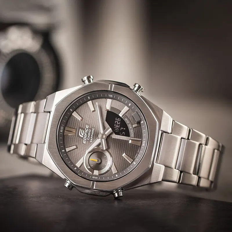 Casio Edifice Smartphone Link Bluetooth Grey Dial Men’s Watch | ECB-S10D-8ADF