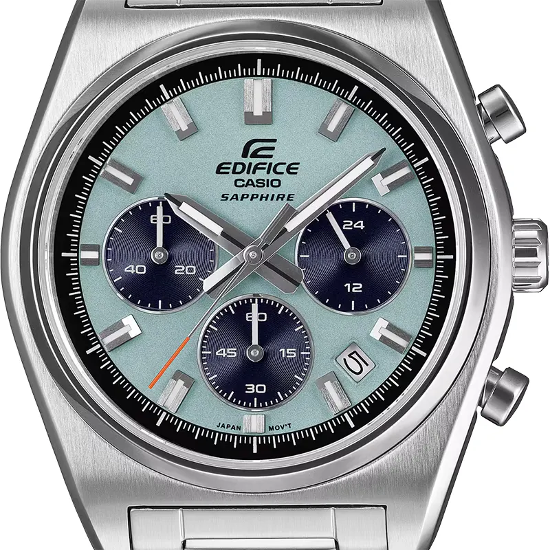 Casio Edifice Motorsports Chronograph Blue Panda Dial Men's Watch | EFB-730D-2BV