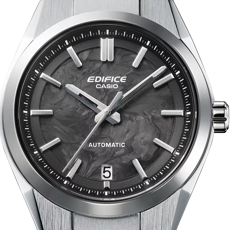 Casio Edifice Automatic Forged Carbon Black Dial Men's Watch | EFK-100CD-1A