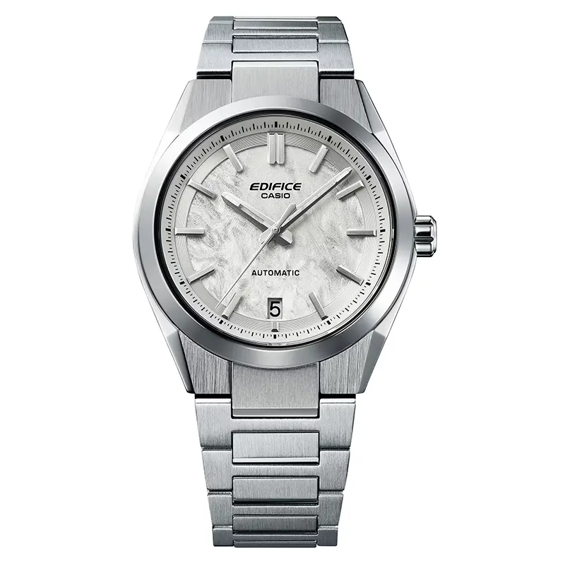 Casio Edifice Automatic Forged Carbon White Dial Men's Watch | EFK-100D-7ADR